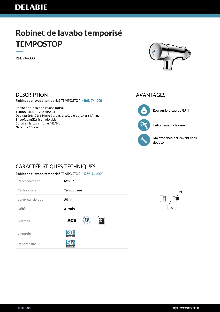 Fiche technique fournisseur