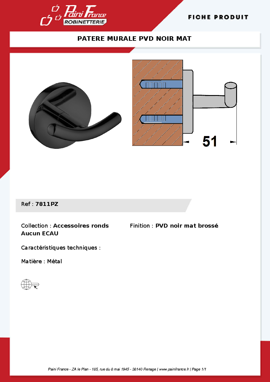 Fiche technique fournisseur