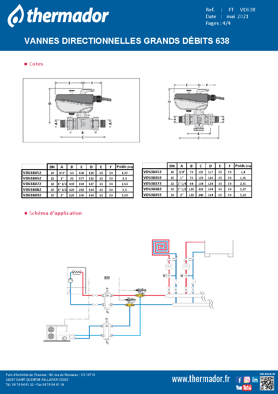 Fiche technique fournisseur