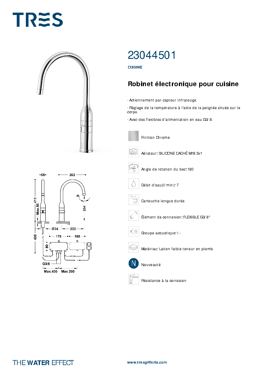 Fiche technique fournisseur