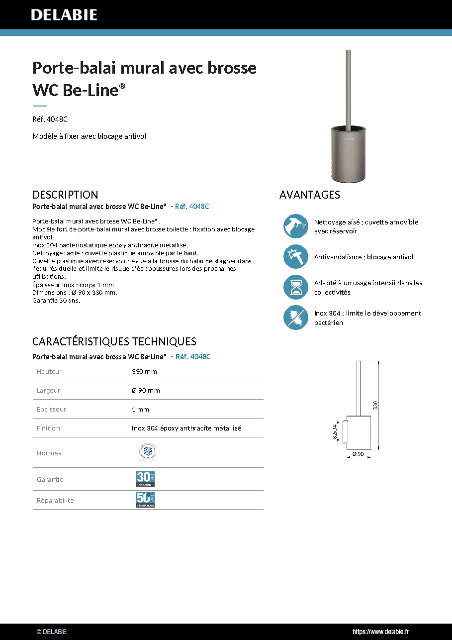 Fiche technique fournisseur