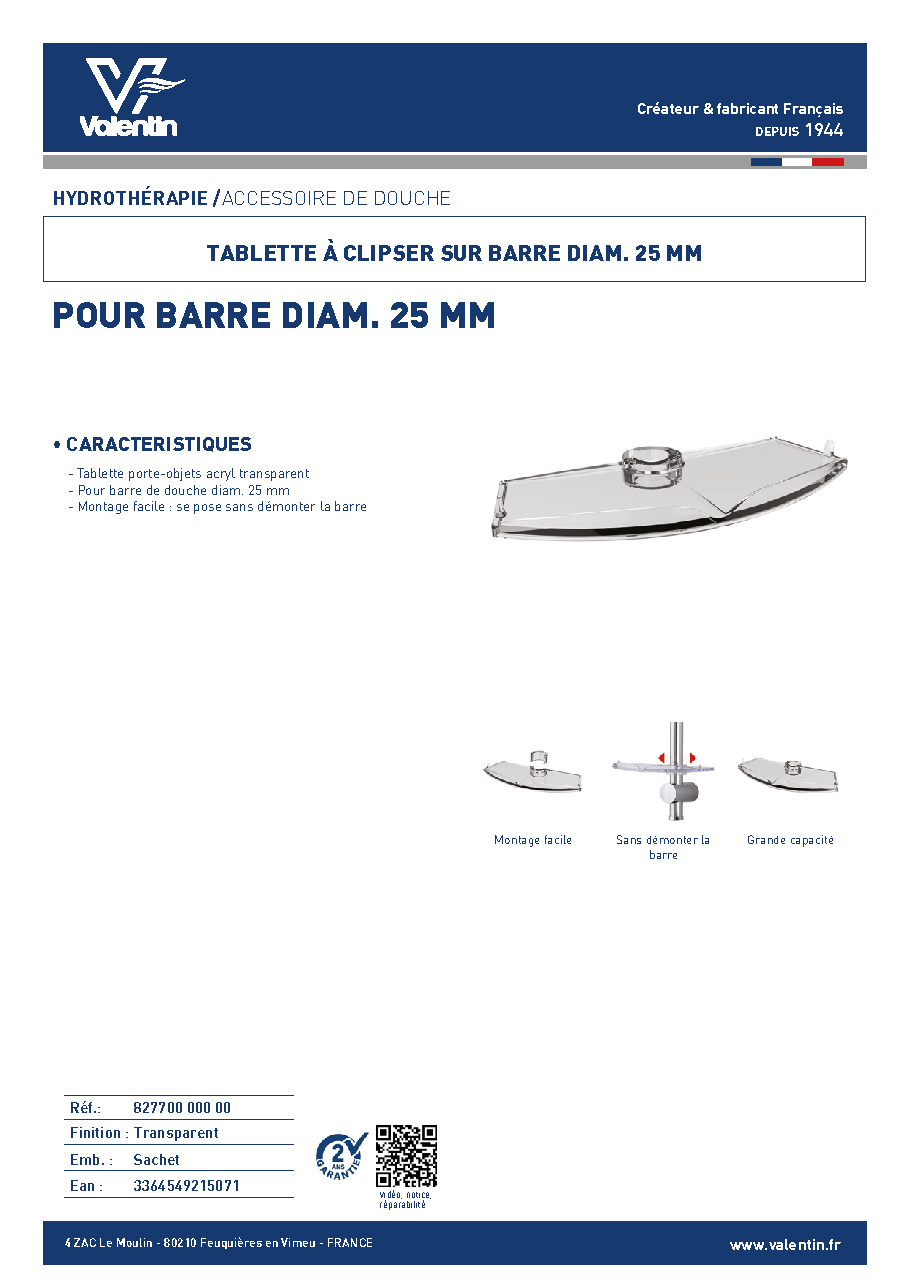 Fiche technique fournisseur
