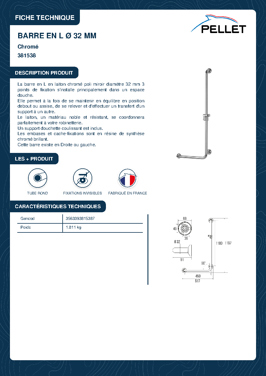 Fiche technique fournisseur