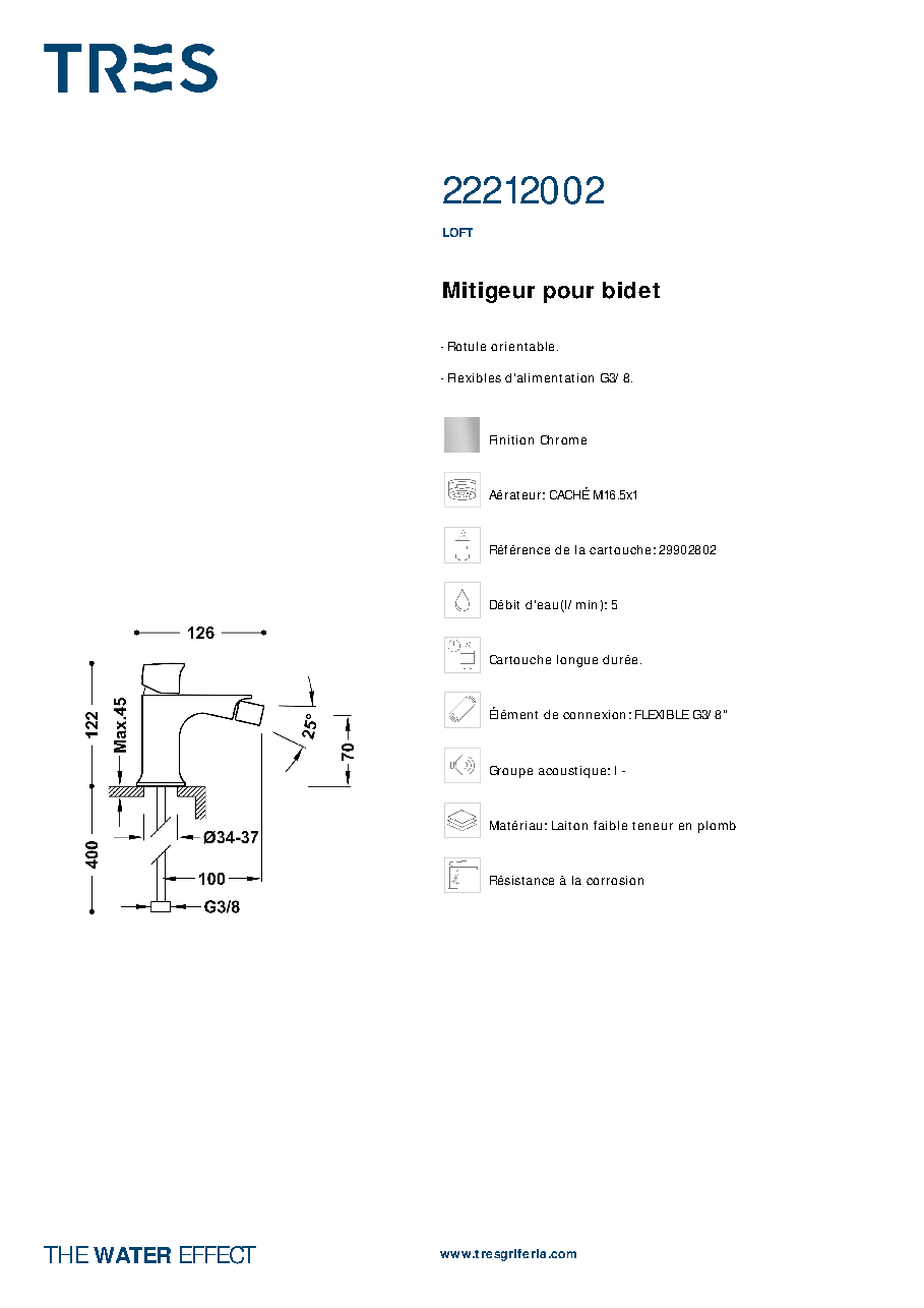 Fiche technique fournisseur