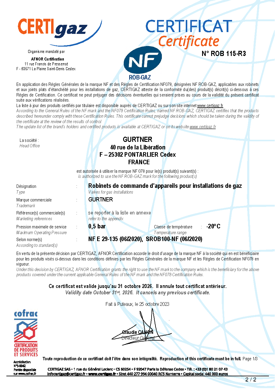 Fiche technique fournisseur