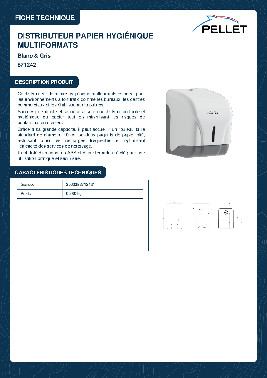 Fiche technique fournisseur