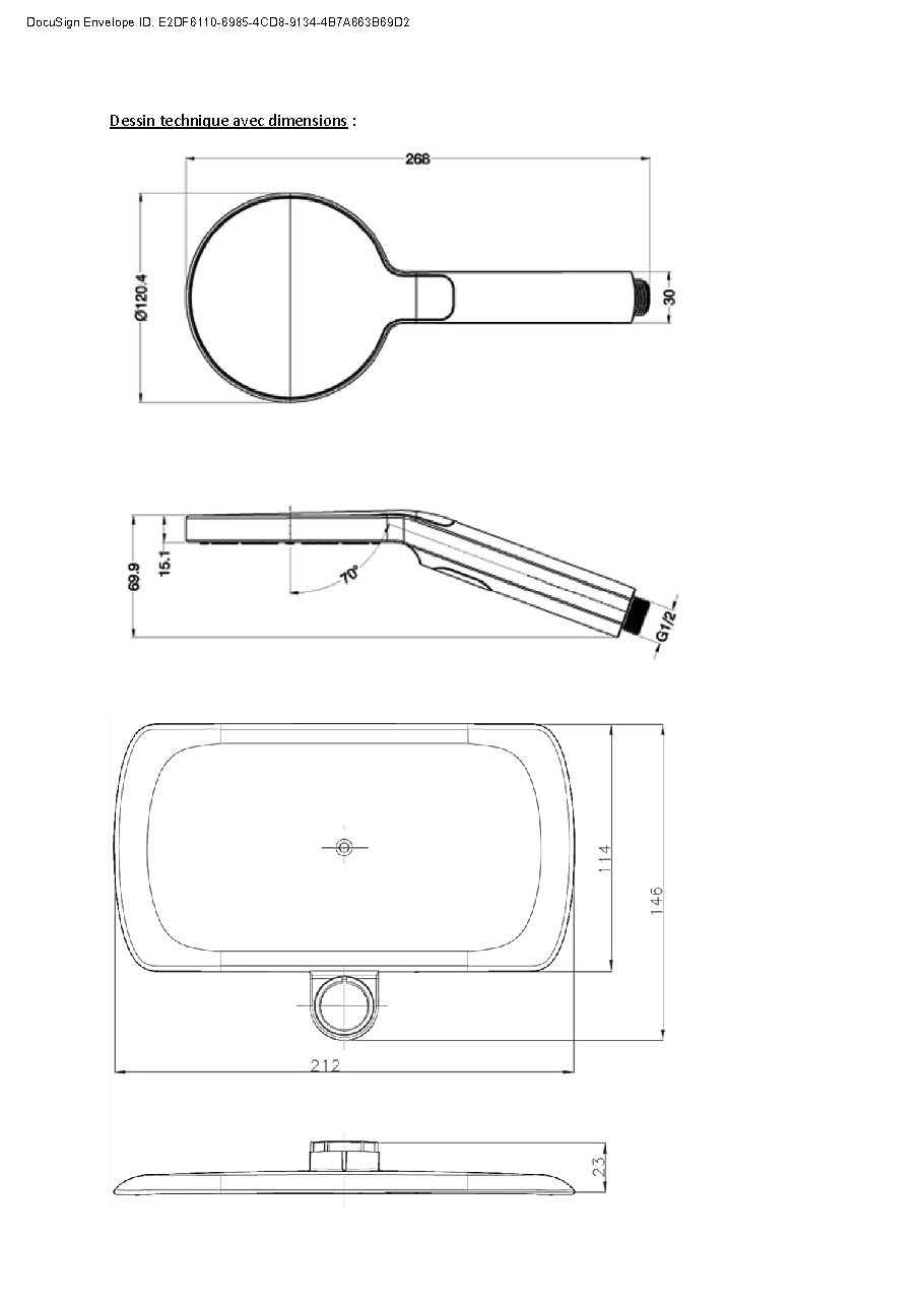 Fiche technique fournisseur