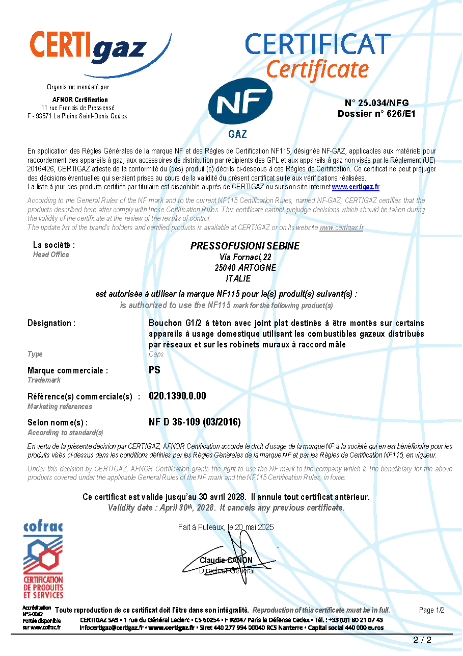 Fiche technique fournisseur