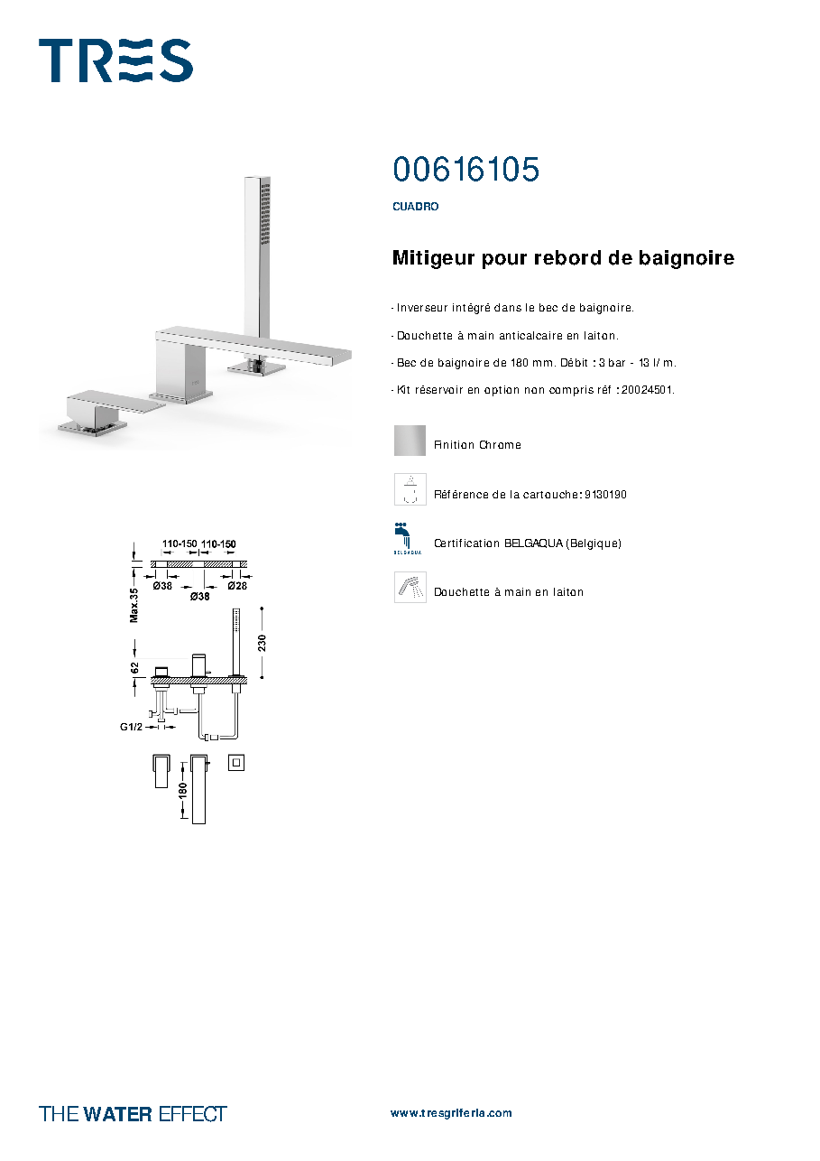 Fiche technique fournisseur