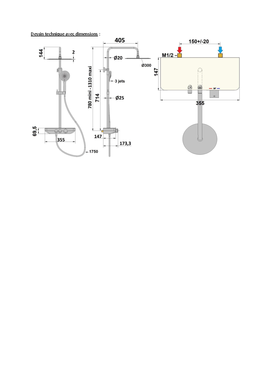Fiche technique fournisseur
