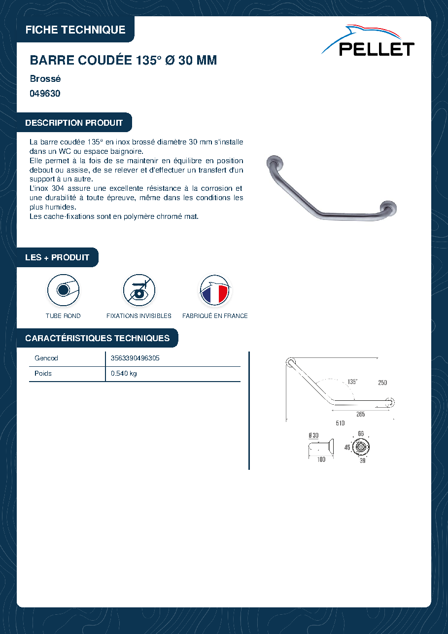 Fiche technique fournisseur