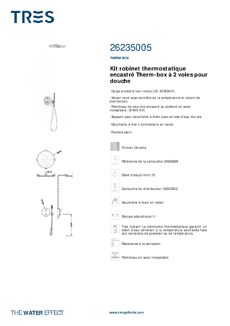 Fiche technique fournisseur