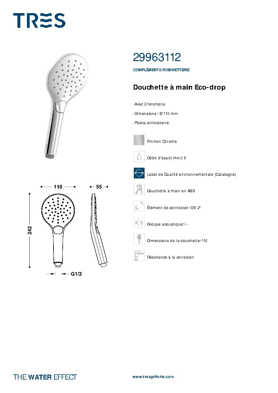 Fiche technique fournisseur