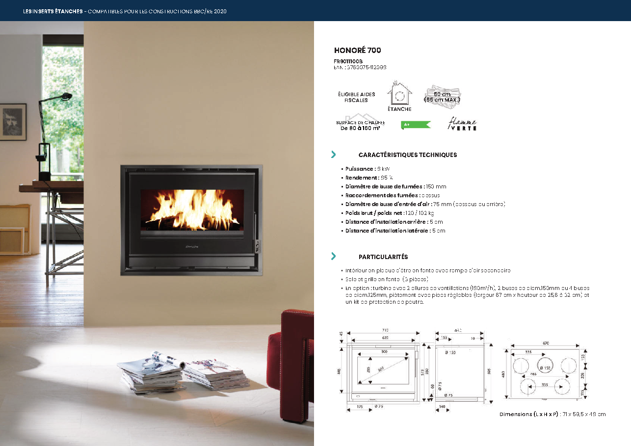Fiche technique fournisseur
