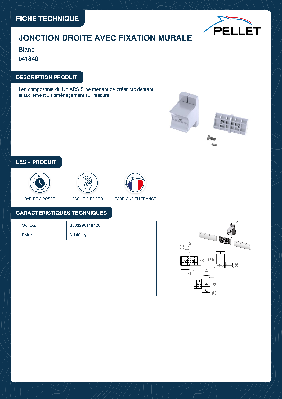 Fiche technique fournisseur