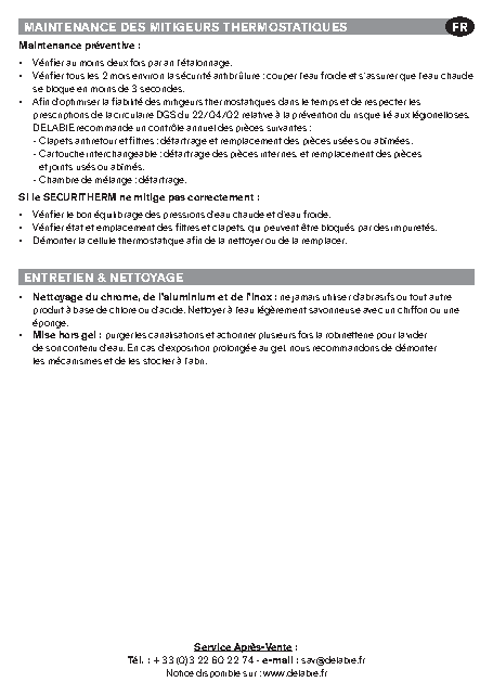 Fiche technique fournisseur