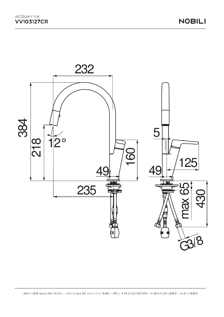 Fiche technique fournisseur