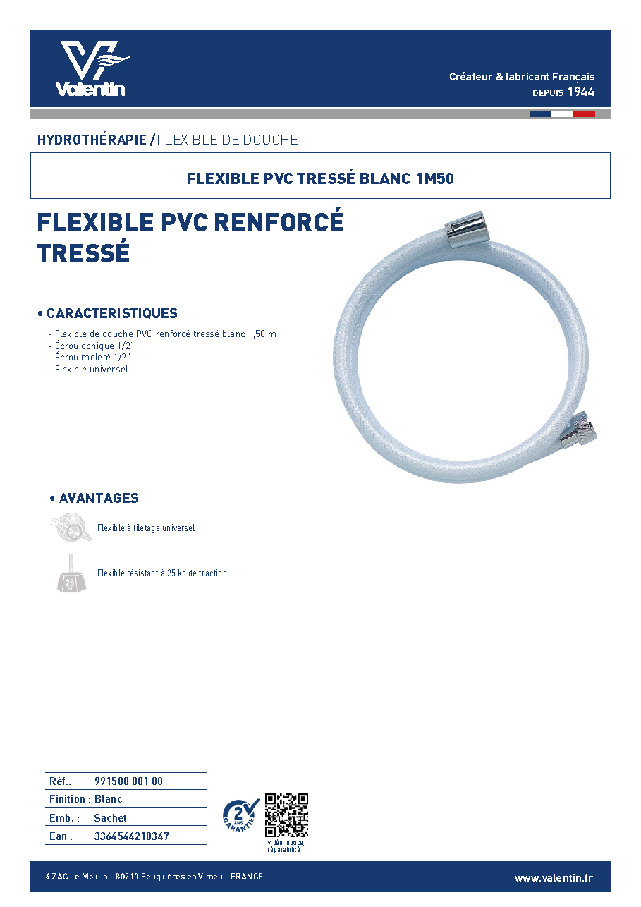 Fiche technique fournisseur