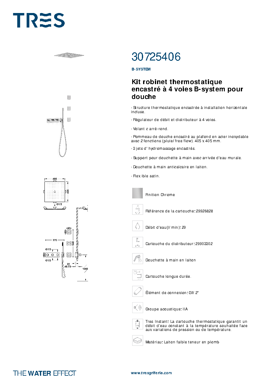 Fiche technique fournisseur