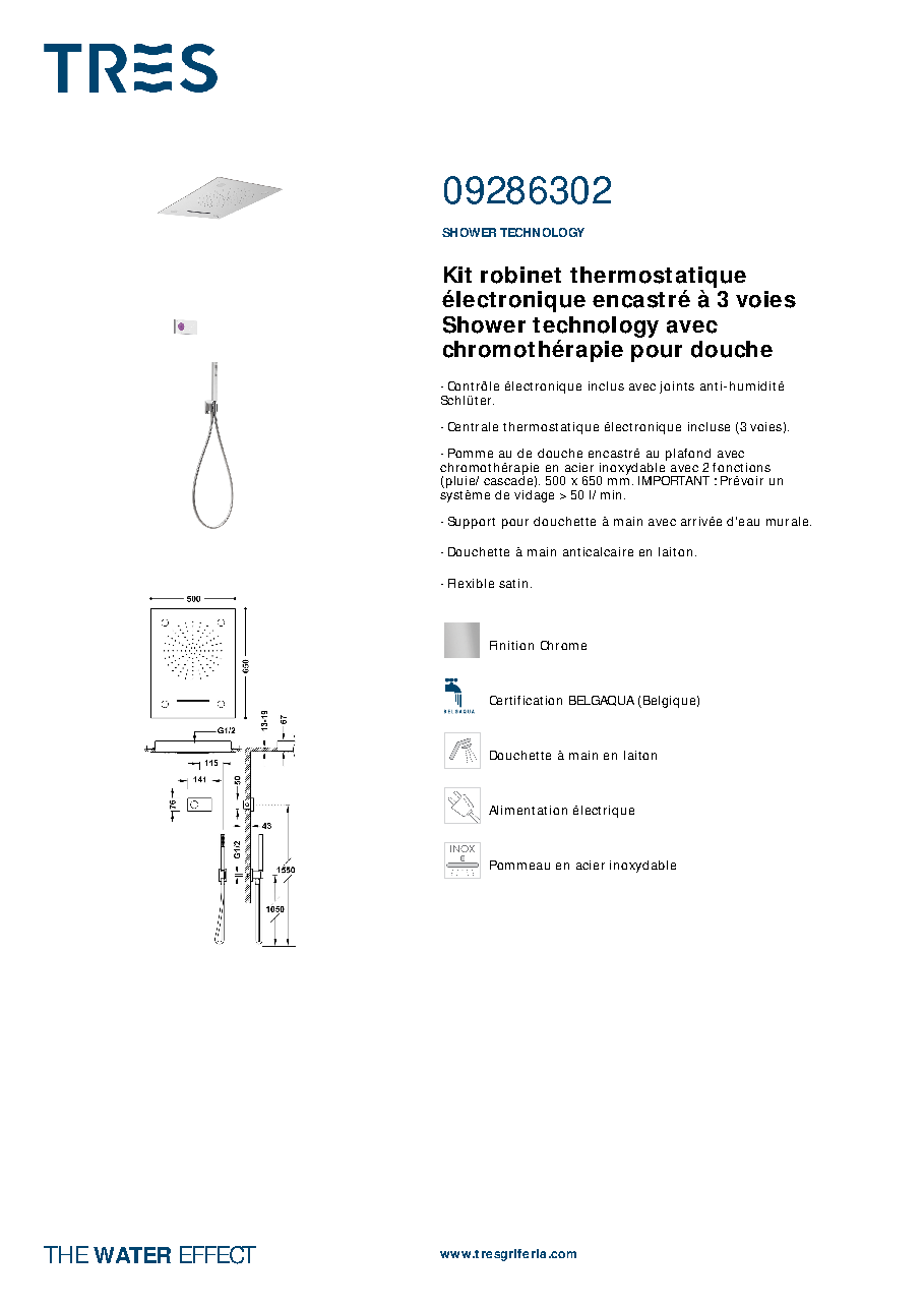 Fiche technique fournisseur