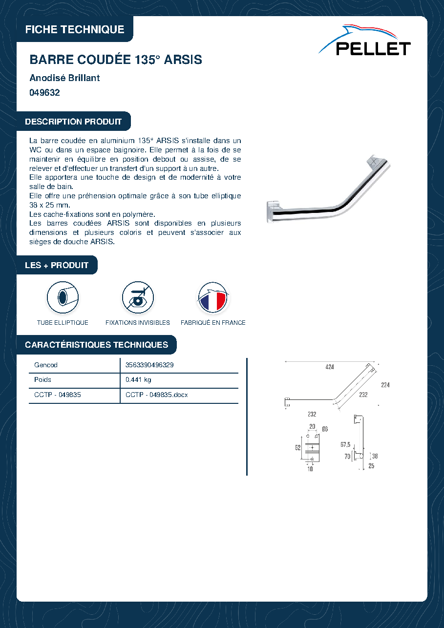 Fiche technique fournisseur