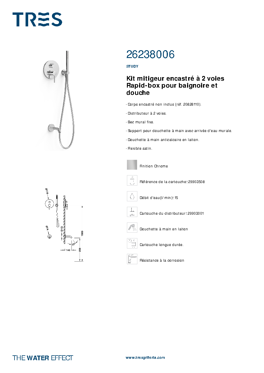 Fiche technique fournisseur