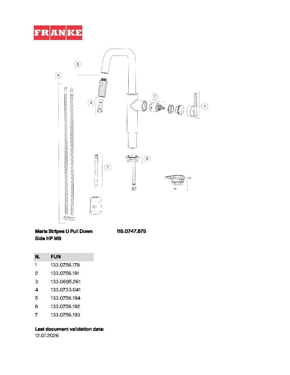 Fiche technique fournisseur