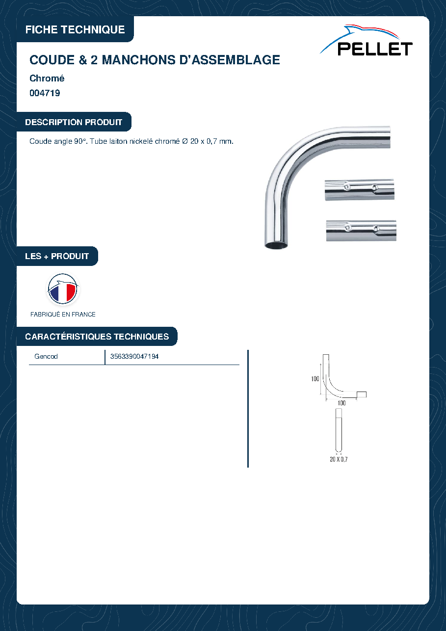 Fiche technique fournisseur