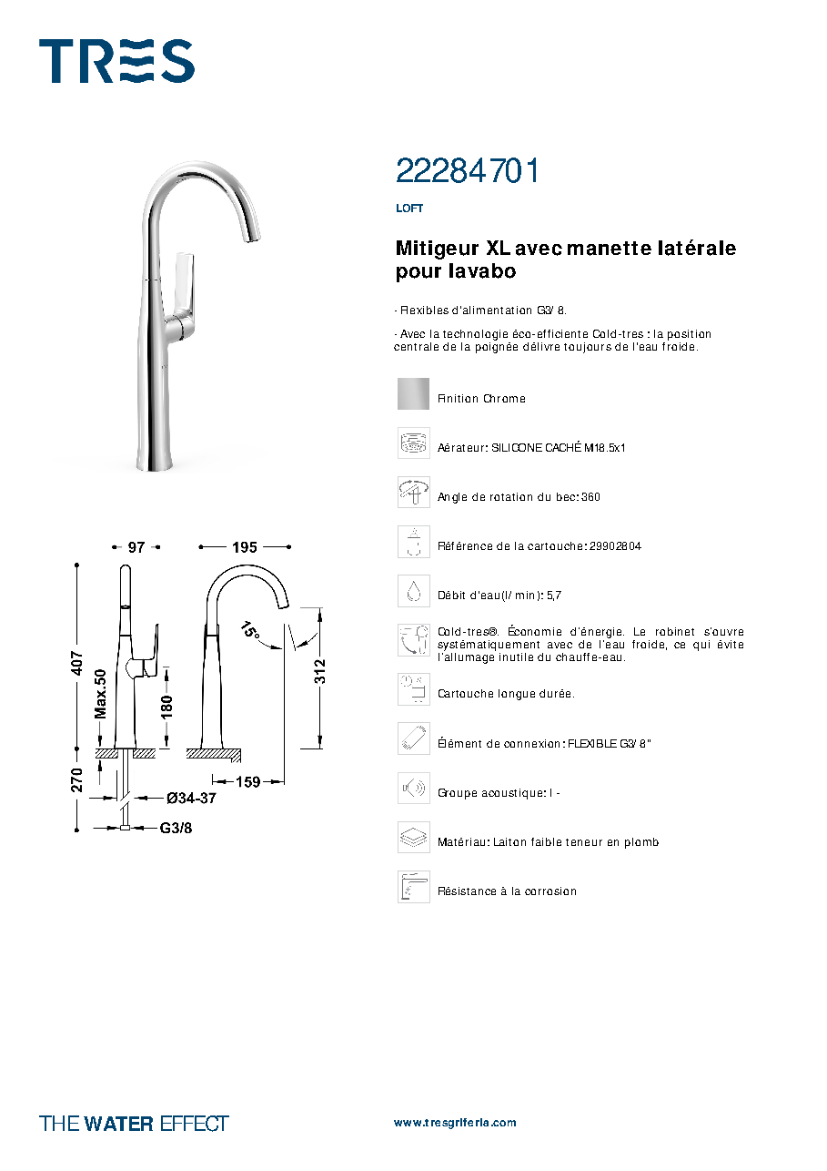Fiche technique fournisseur