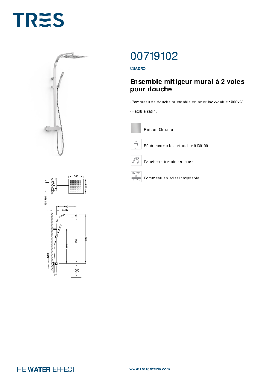 Fiche technique fournisseur