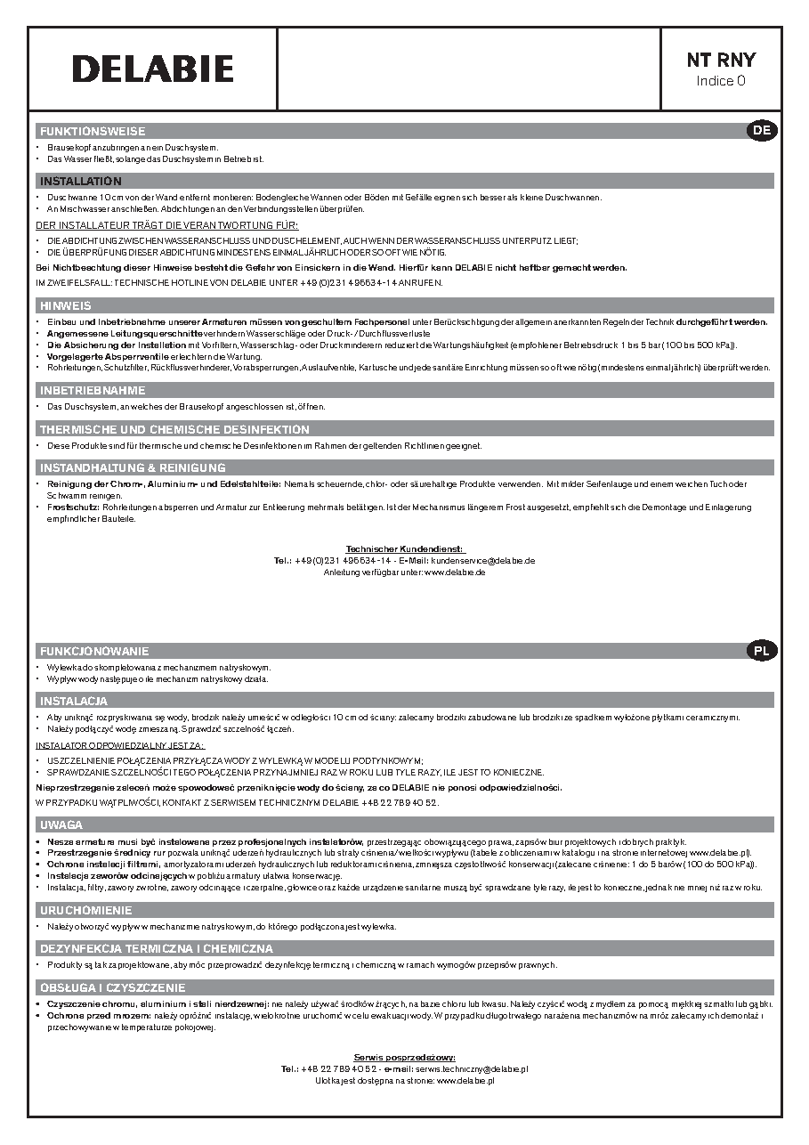 Fiche technique fournisseur