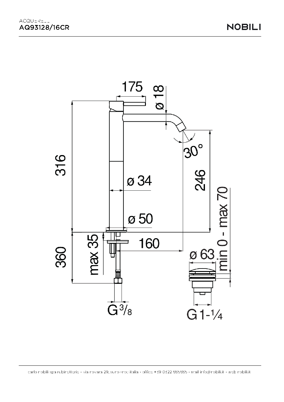 Fiche technique fournisseur