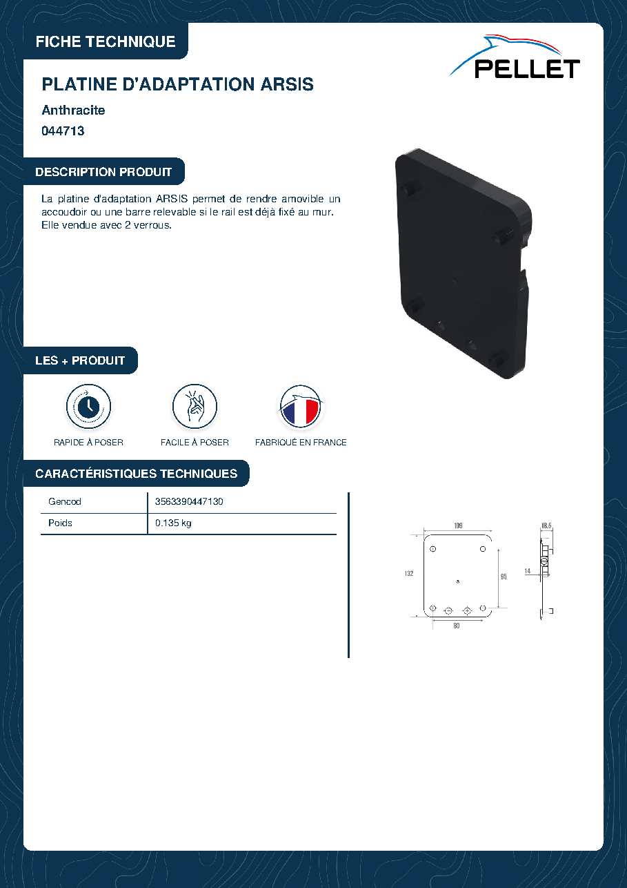 Fiche technique fournisseur