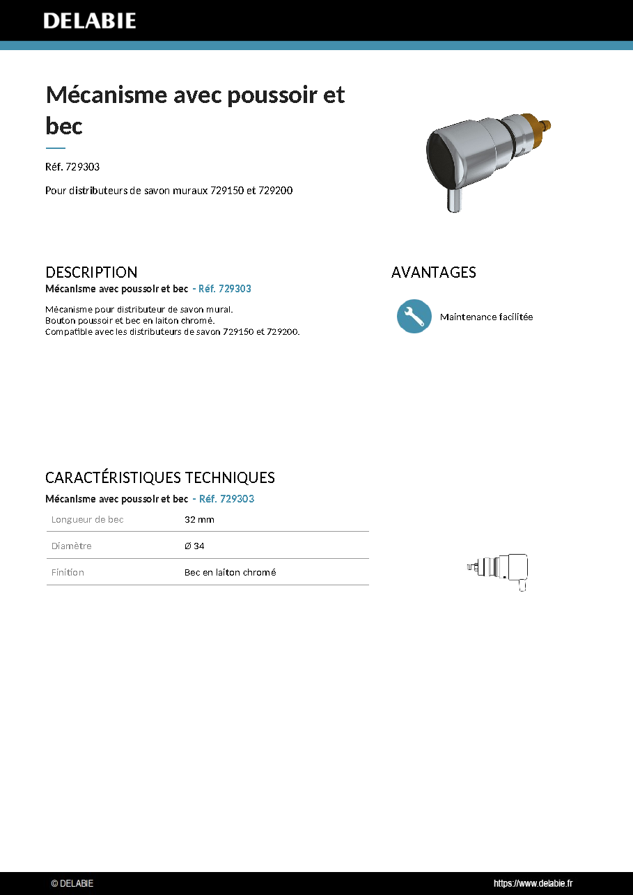 Fiche technique fournisseur