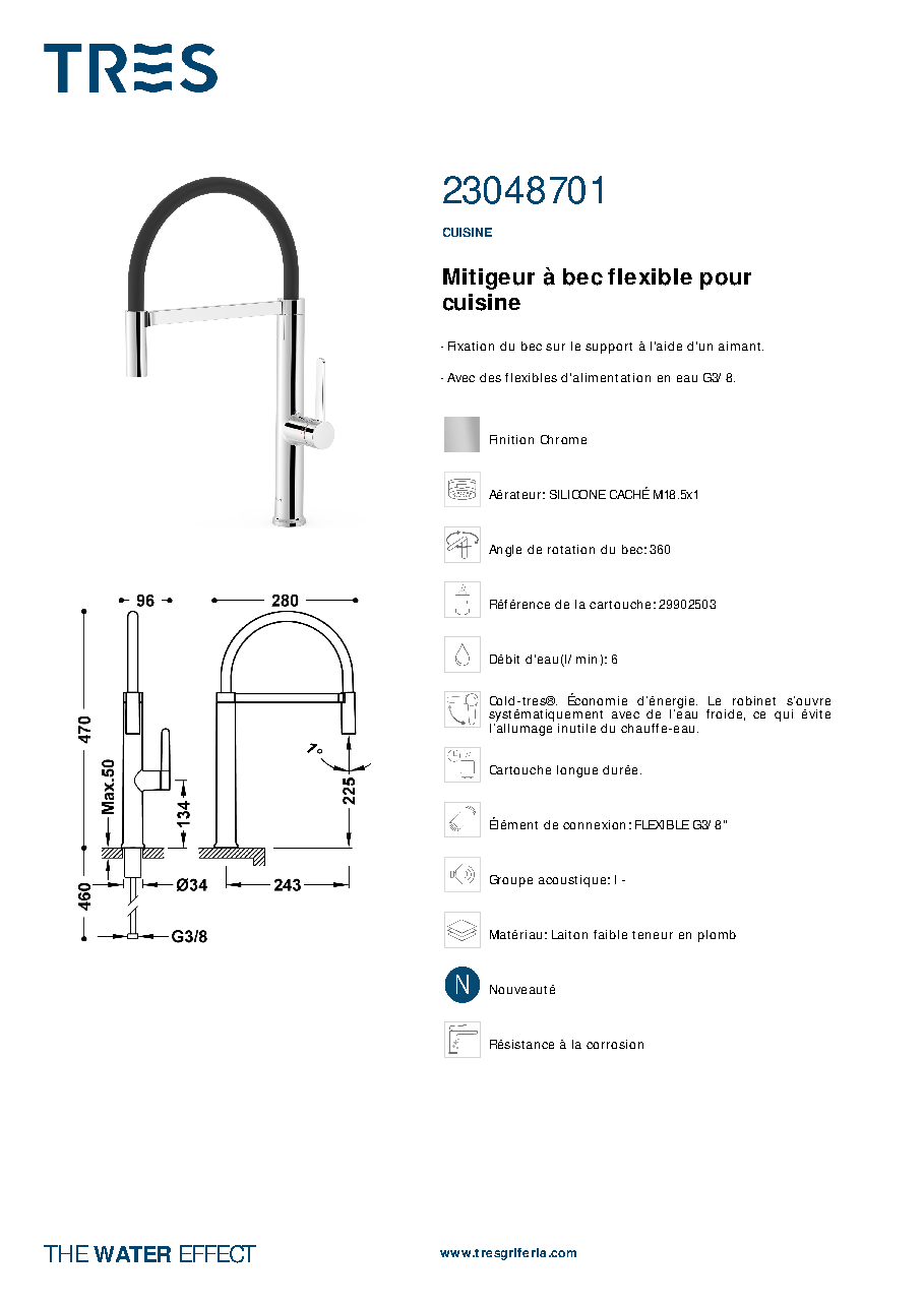 Fiche technique fournisseur