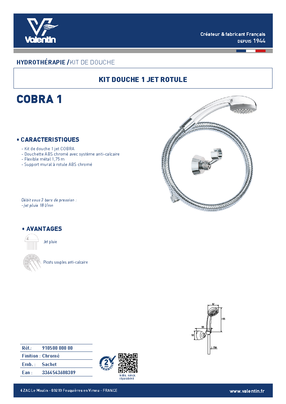 Fiche technique fournisseur