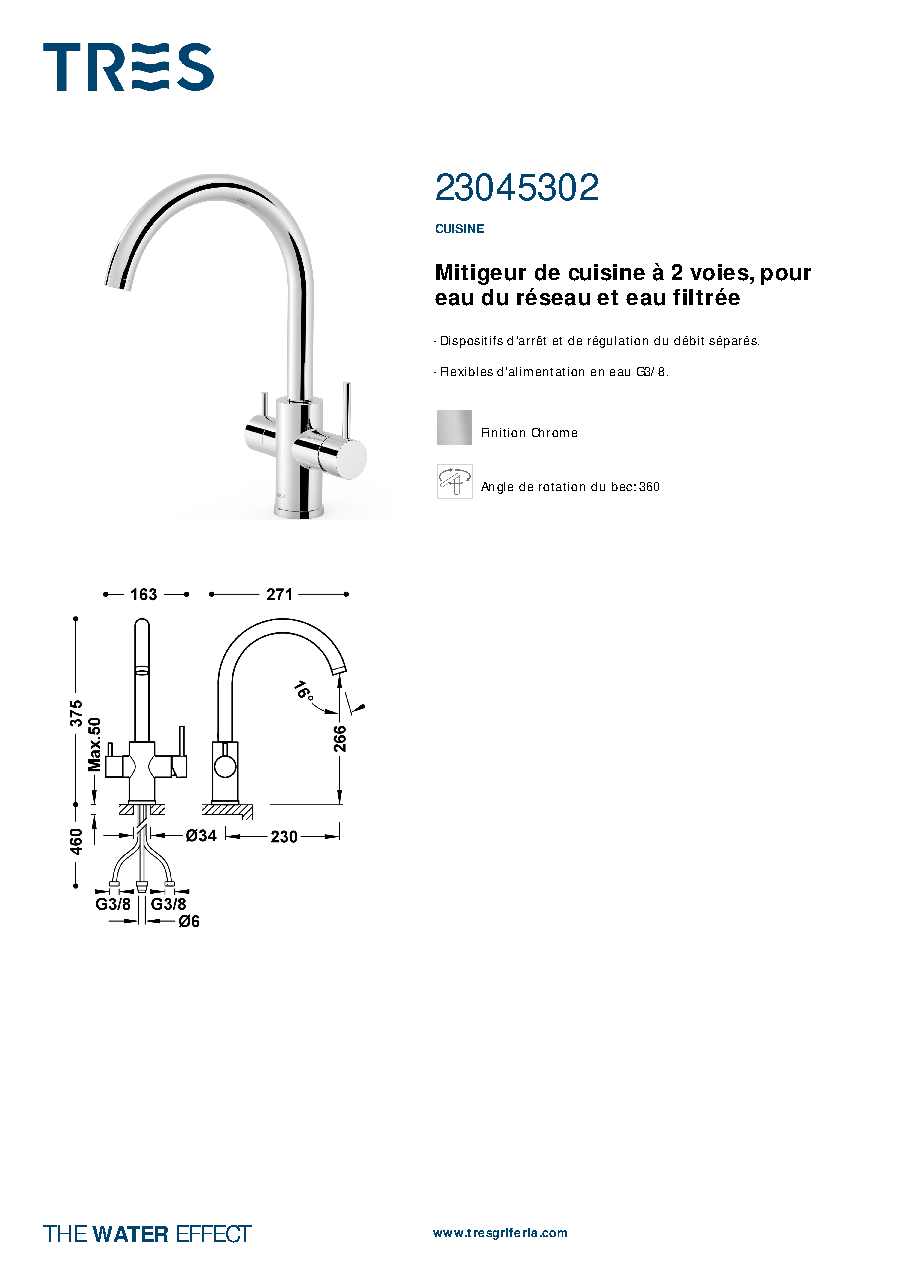 Fiche technique fournisseur