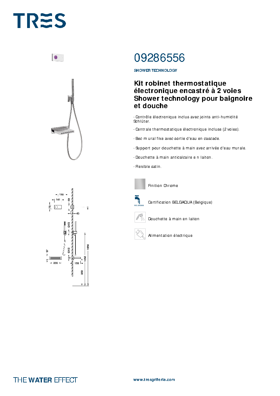 Fiche technique fournisseur