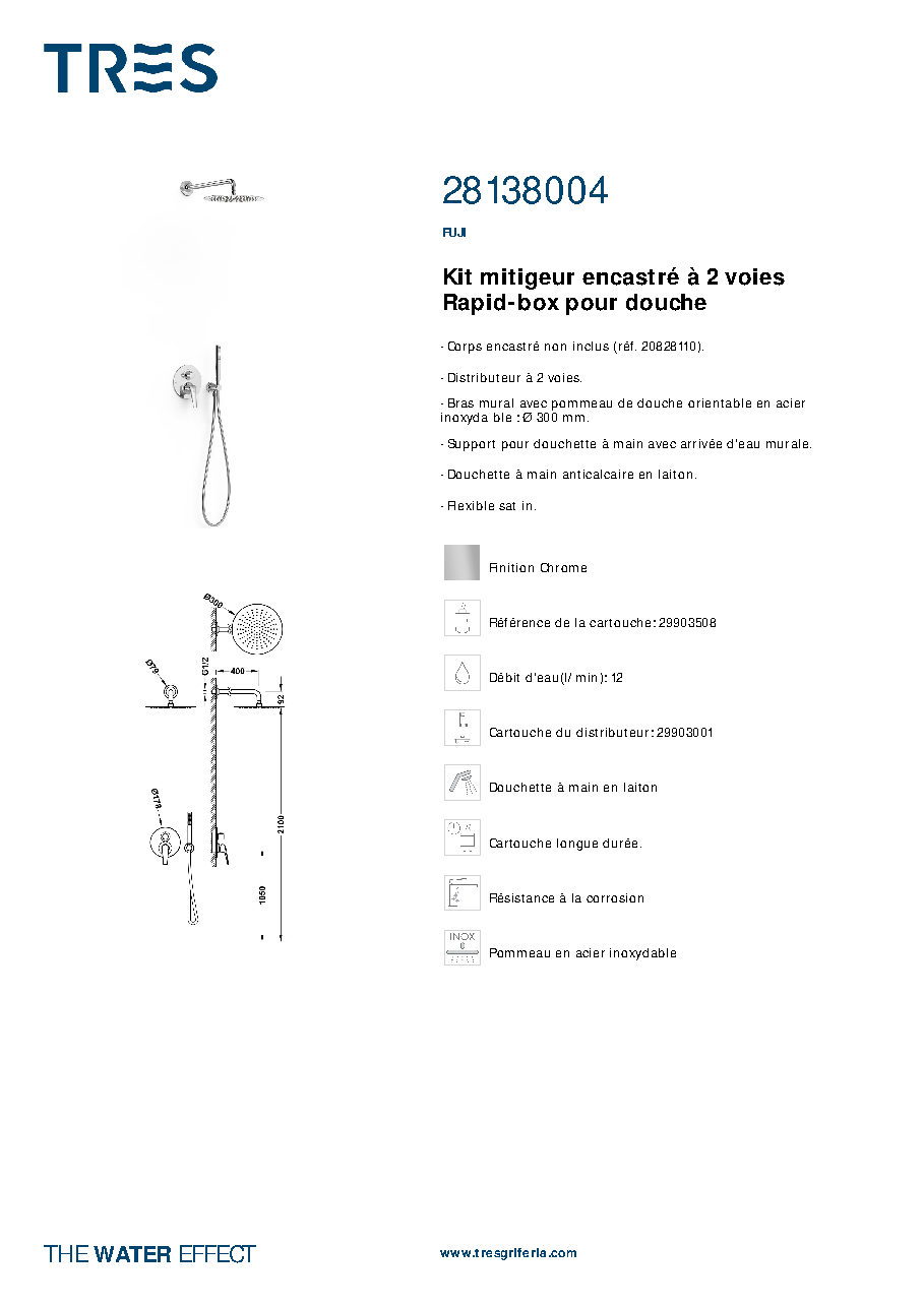 Fiche technique fournisseur