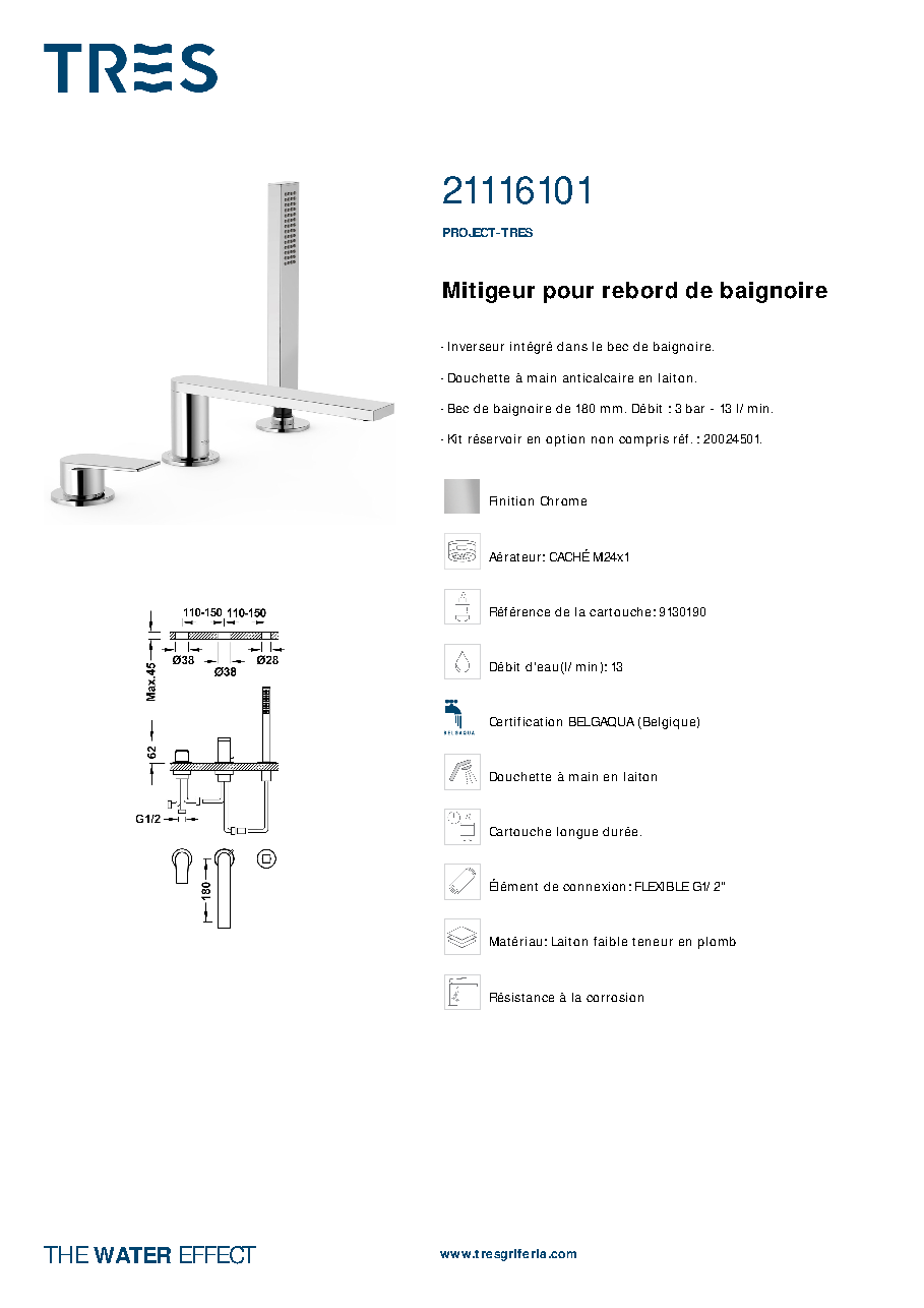 Fiche technique fournisseur