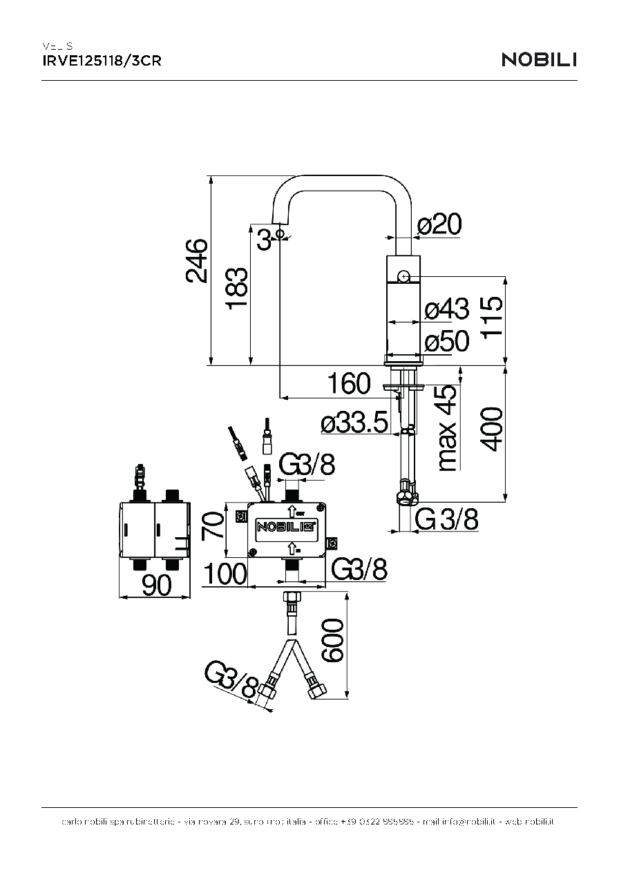 Fiche technique fournisseur