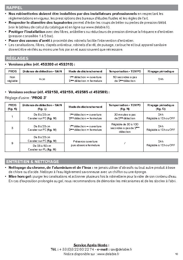 Fiche technique fournisseur