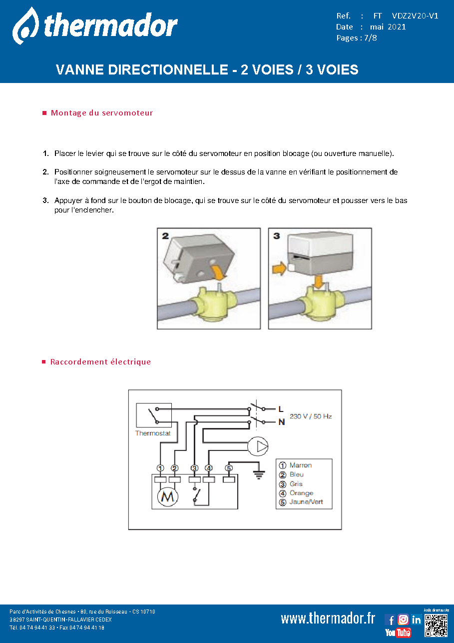 Fiche technique fournisseur