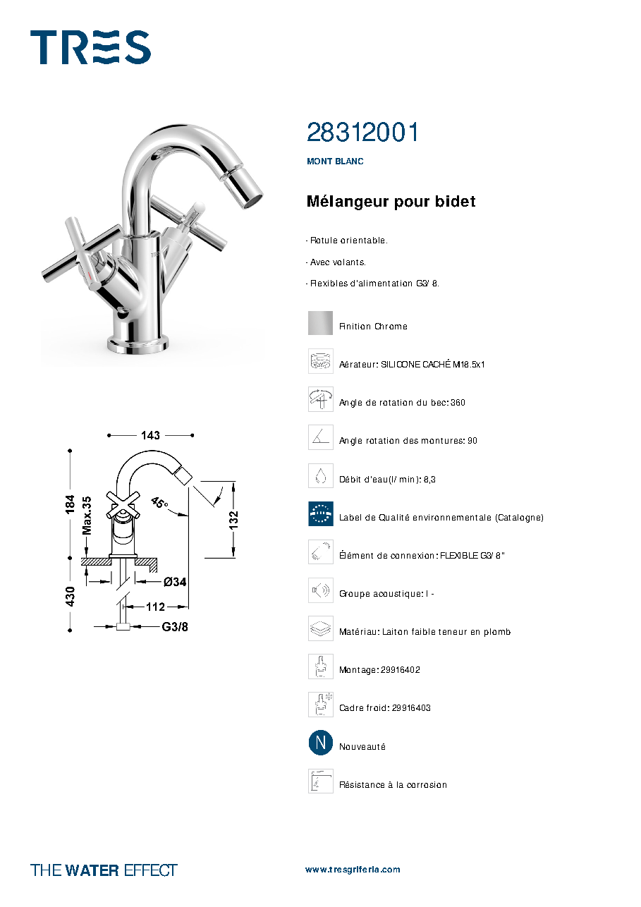 Fiche technique fournisseur