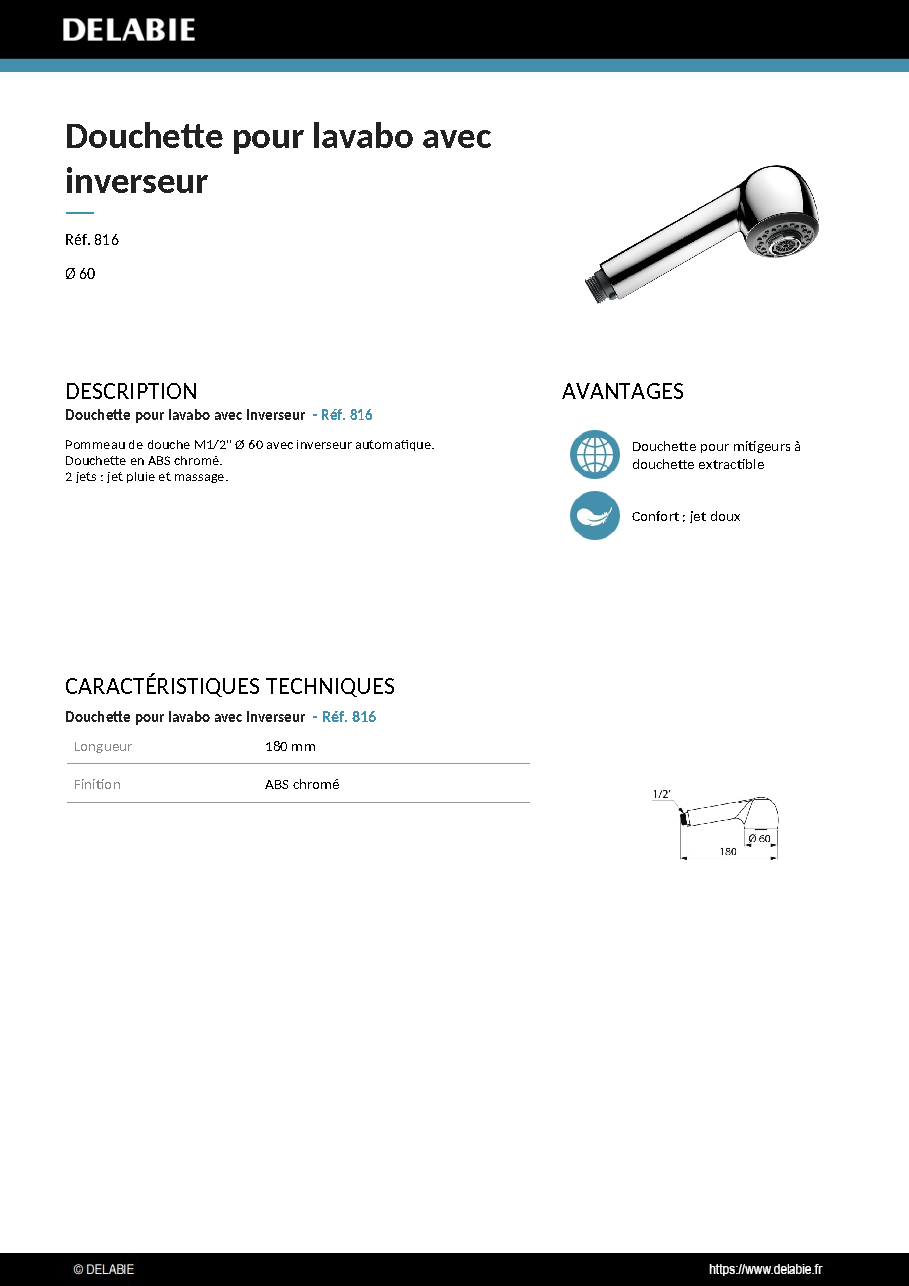 Fiche technique fournisseur
