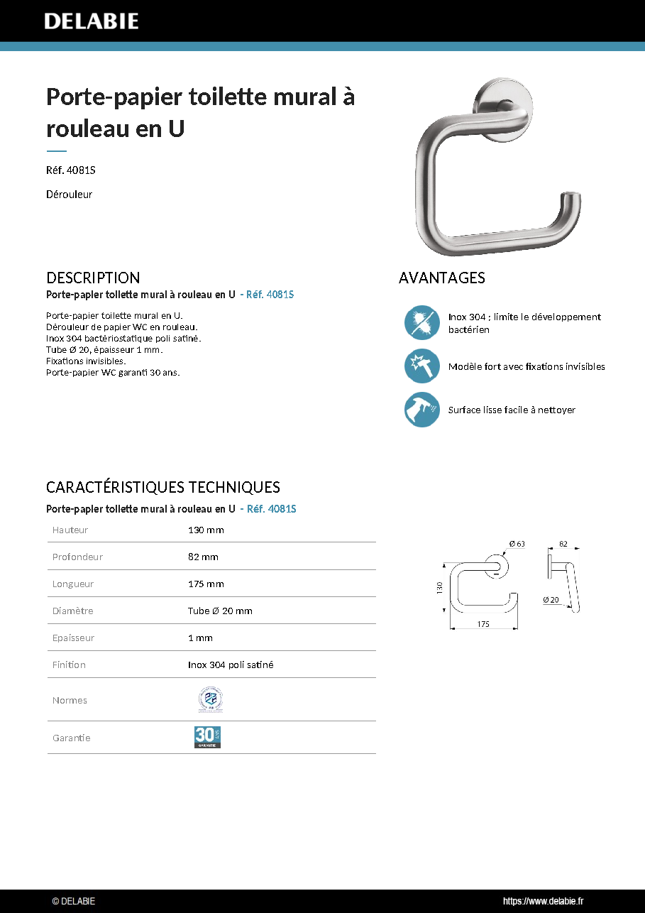 Fiche technique fournisseur