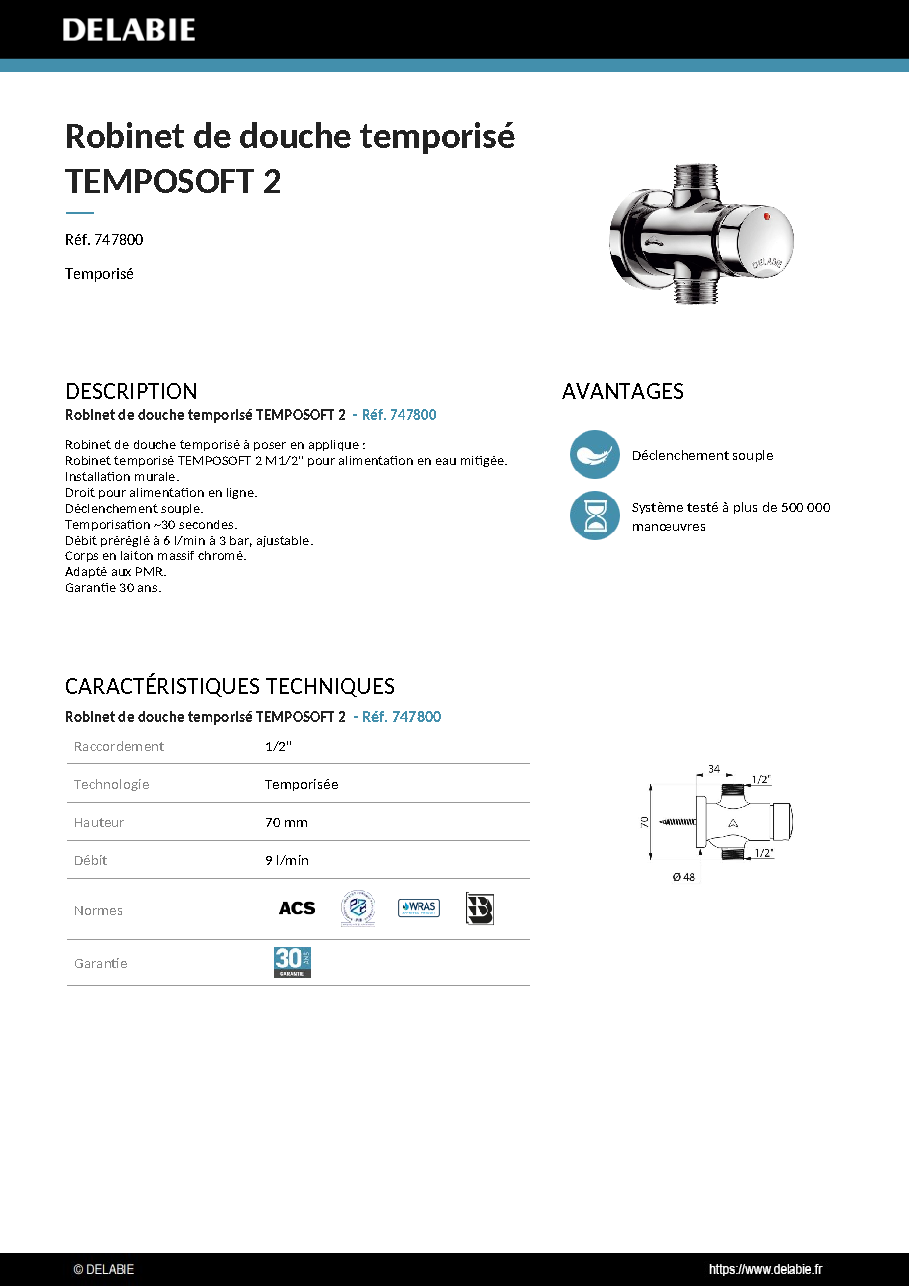 Fiche technique fournisseur