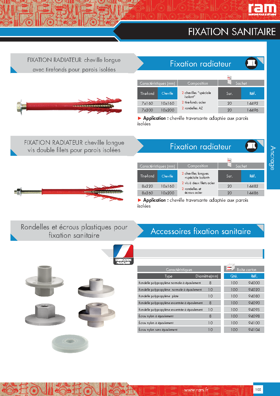 Fiche technique fournisseur