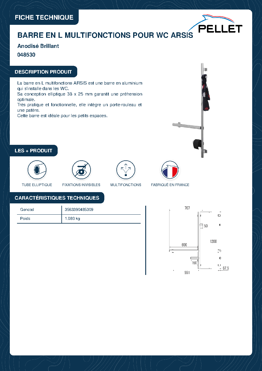 Fiche technique fournisseur