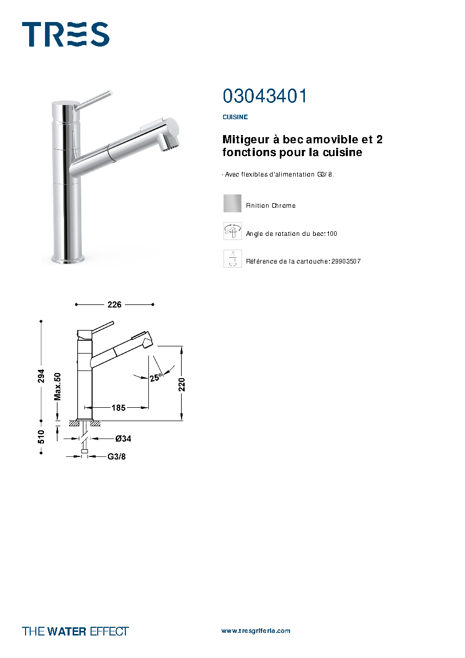 Fiche technique fournisseur
